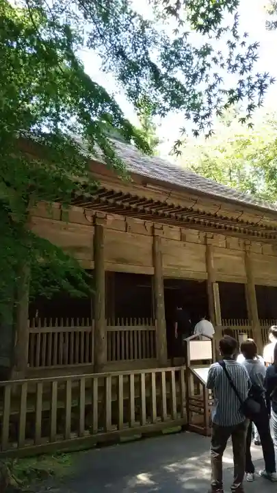 中尊寺の本殿・本堂
