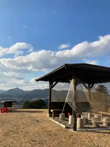 赤井神社の庭園