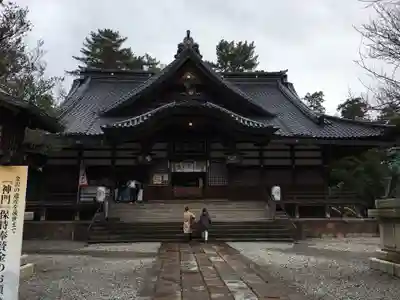 尾山神社の本殿・本堂