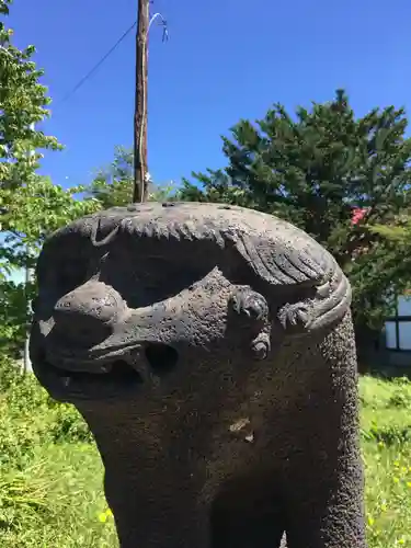 江部乙神社の狛犬