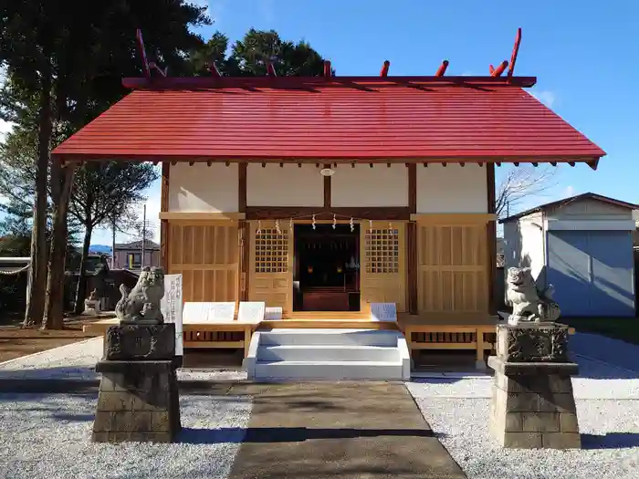 高麗川神社の本殿