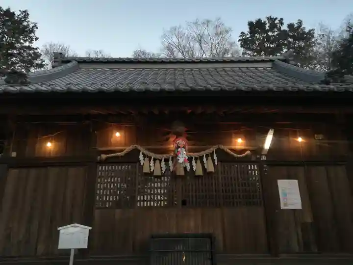 大井氷川神社の本殿・本堂