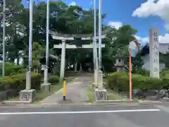 村社 八幡神社の鳥居