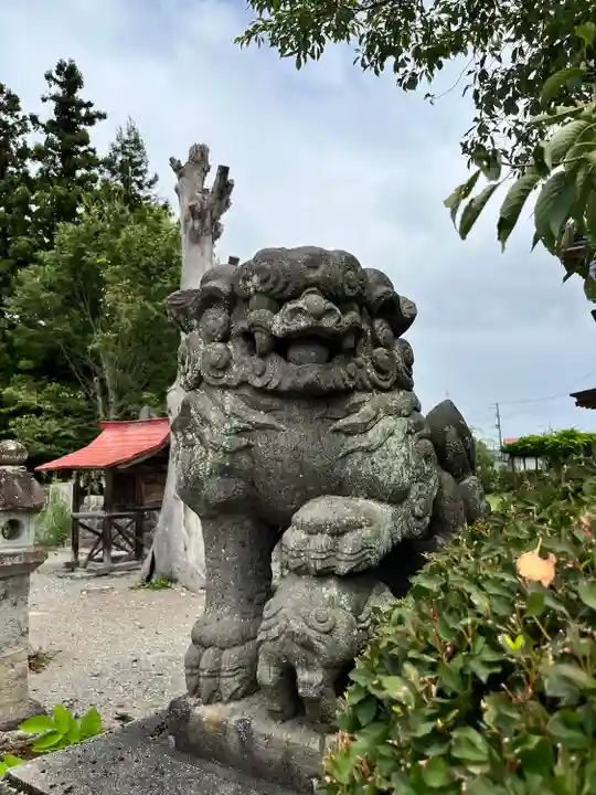 田出宇賀神社の狛犬