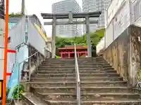 安里八幡宮の鳥居