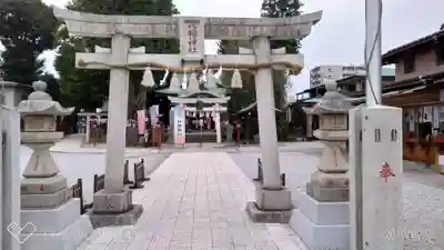 川越八幡宮の鳥居