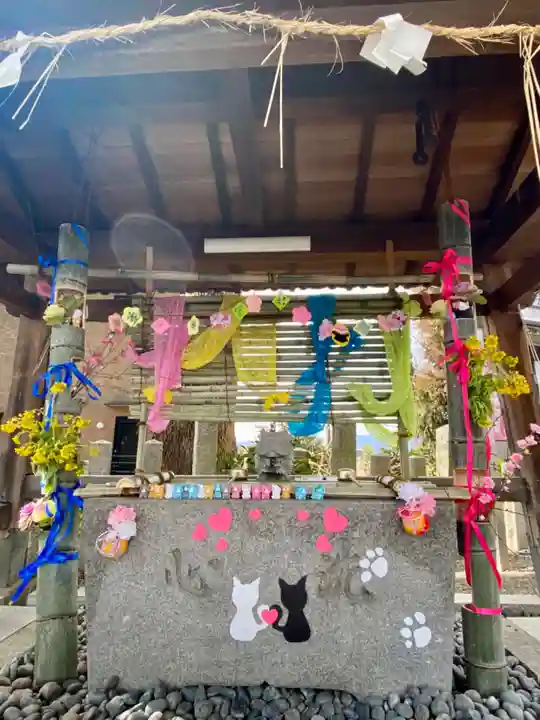 玉田神社の手水舎