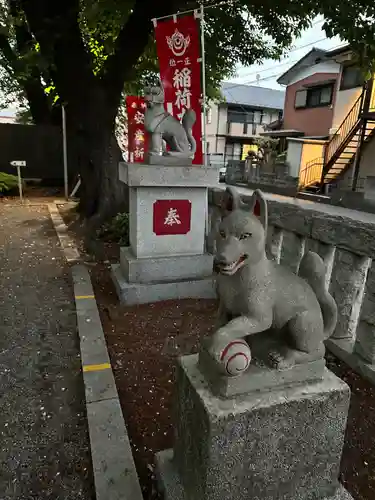 桜森稲荷神社の狛犬