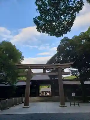 明治神宮の鳥居