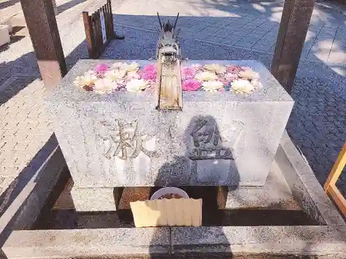 川越八幡宮の手水舎