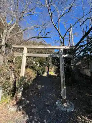 咳嗽神社の鳥居