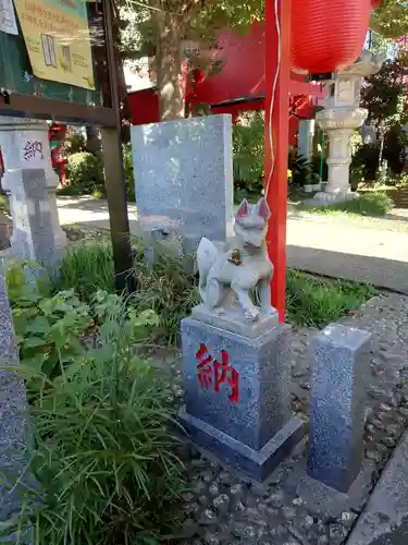 大島稲荷神社の狛犬