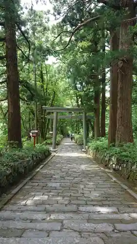 大神山神社奥宮の鳥居