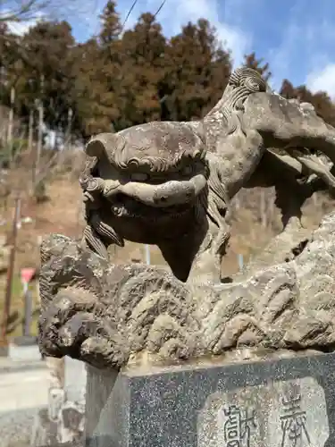 石都々古和気神社の狛犬