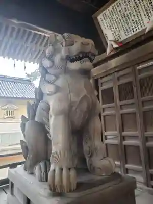 放生津八幡宮の狛犬