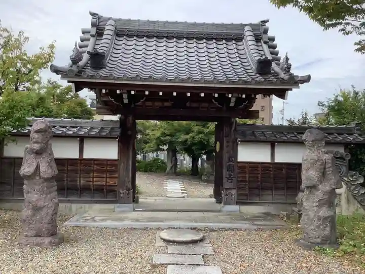 立圓寺の山門・神門