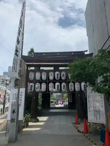 櫛田神社の鳥居