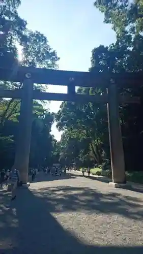 明治神宮の鳥居