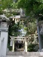 多摩川浅間神社の鳥居