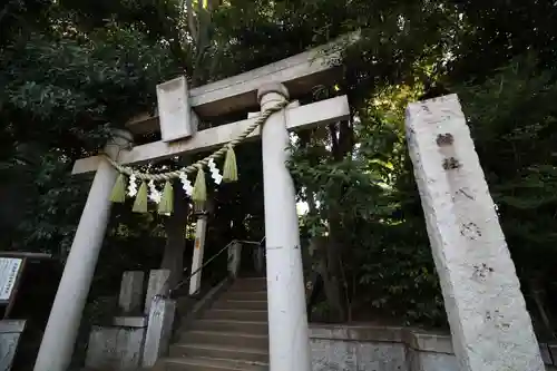 千束八幡神社の鳥居