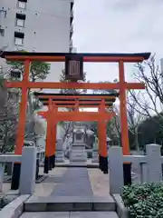 銀世界稲荷神社の鳥居