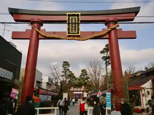 笠間稲荷神社の鳥居