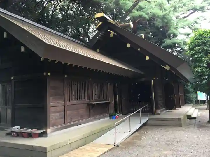埼玉縣護國神社の本殿・本堂