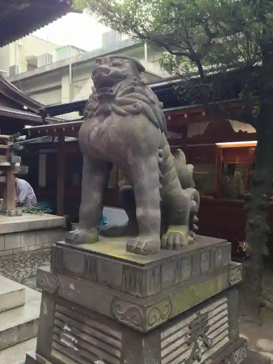 下谷神社の狛犬