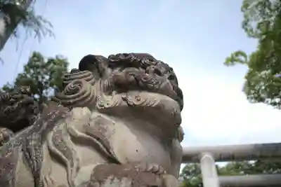 安積國造神社の狛犬