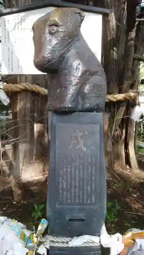 稲毛神社の狛犬