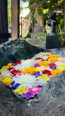 月寒神社の手水舎