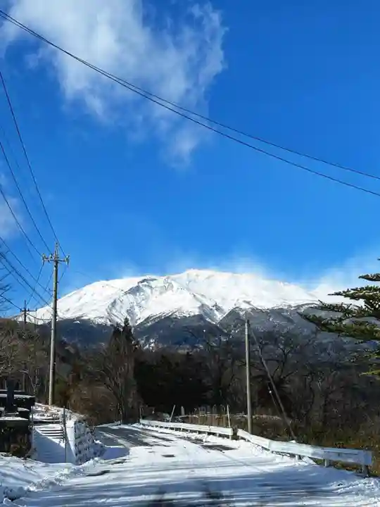 御嶽神社茅萱宮の景色