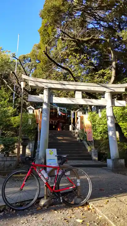 雪ケ谷八幡神社の鳥居