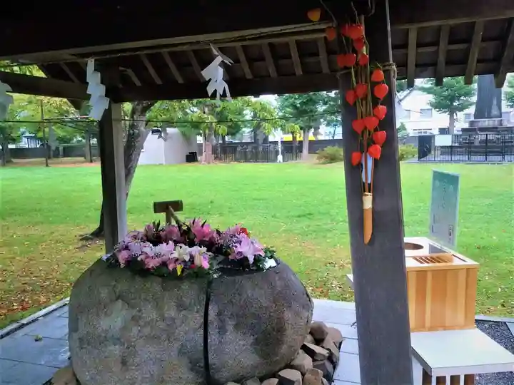 当別神社の手水舎