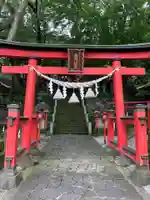 山名八幡宮の鳥居