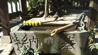 柏諏訪神社の手水舎