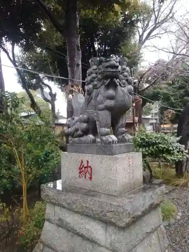 菊田神社の狛犬