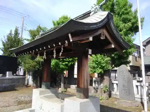 水元神社の手水舎