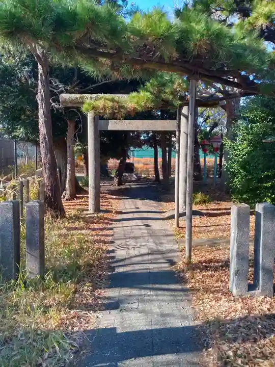 花之木稲荷神社の鳥居