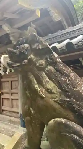 美具久留御魂神社の狛犬