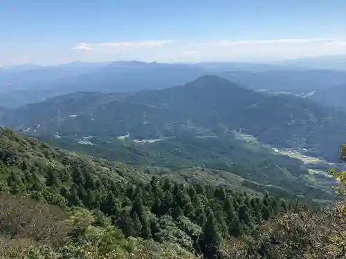 竈門神社上宮の景色