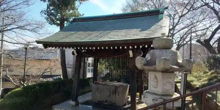 白幡八幡大神の手水舎