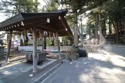 諏訪大社の手水舎