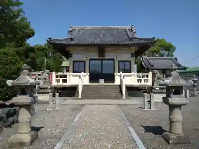大島八幡社の本殿・本堂