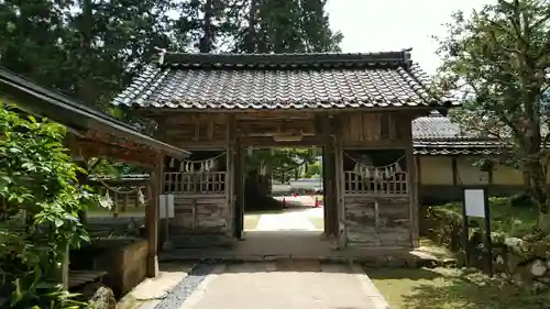 粟鹿神社の山門