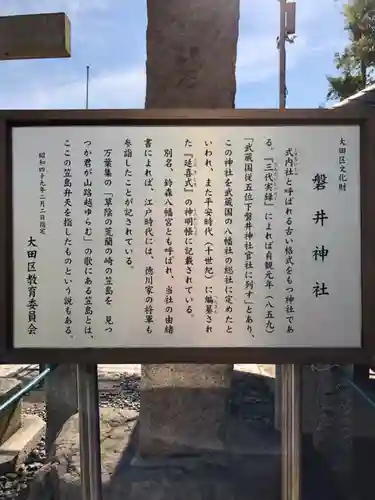 磐井神社の歴史