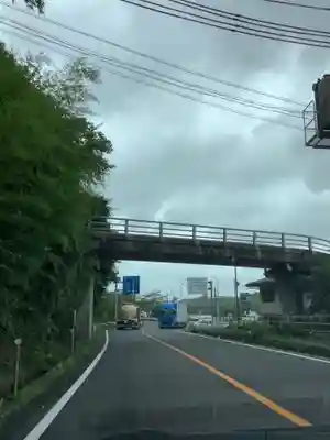 神明・白山社相殿の周辺