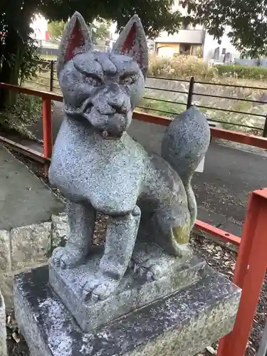 加納八幡神社の狛犬