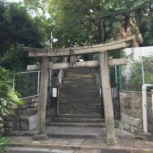 安居神社の鳥居