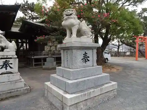 飛幡八幡宮の狛犬